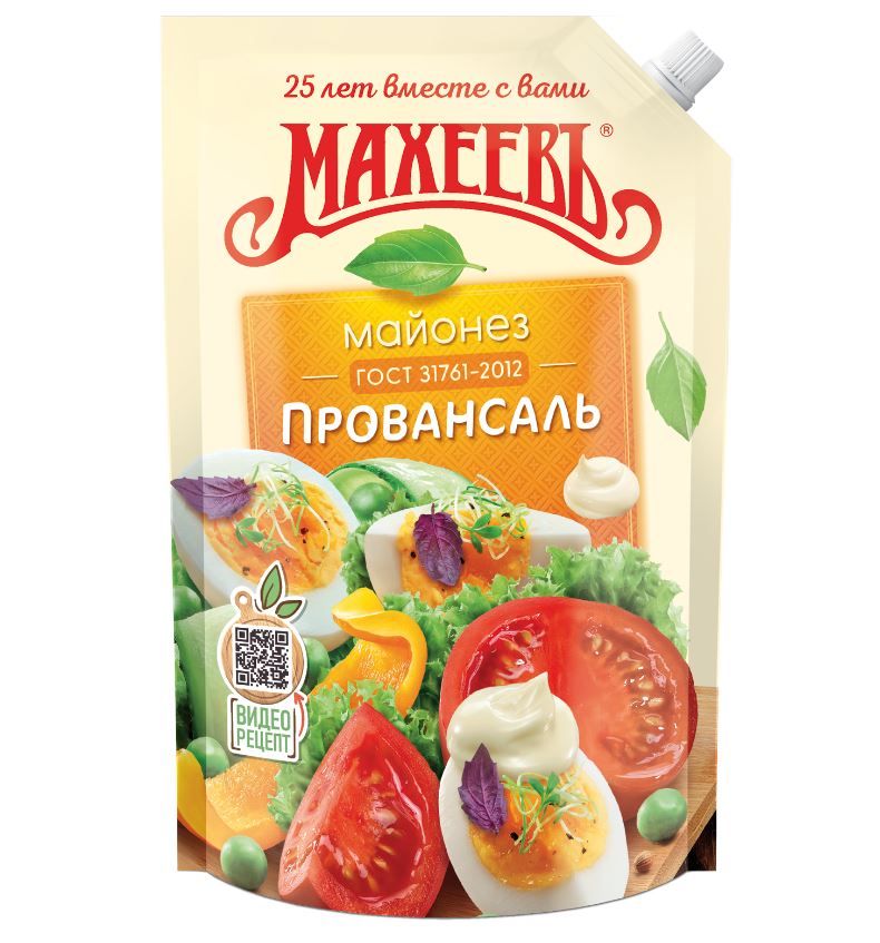 МАЙОНЕЗ ПРОВАНСАЛЬ МАХЕЕВ 50,5% ДОЙ-ПАК 800МЛ
