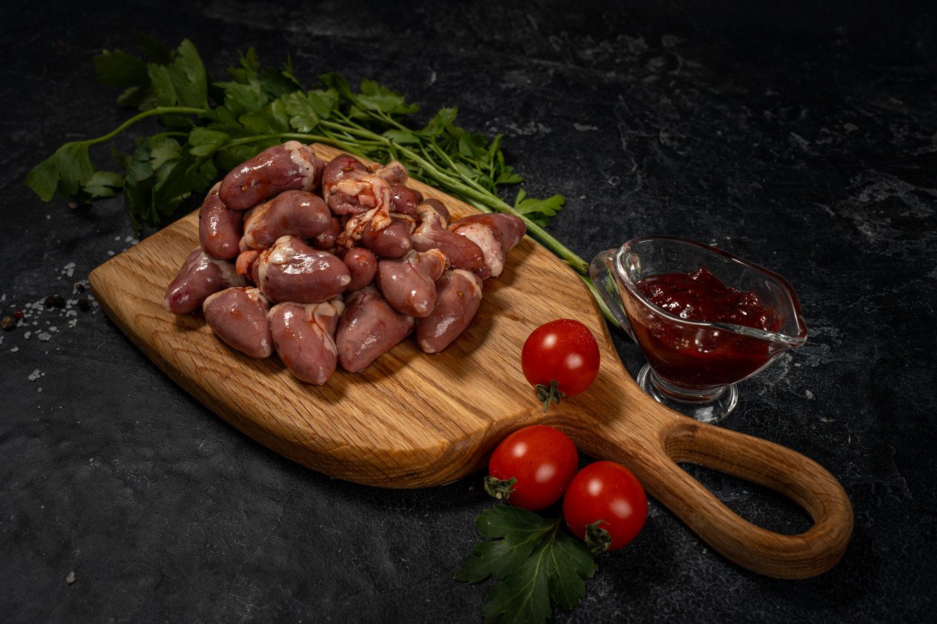 ШАШЛЫК ИЗ КУРИНЫХ СЕРДЕЧЕК В ИСПАНСКОМ МАРИНАДЕ 1КГ